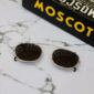 Moscot Cliptosh 44 silver G-15 Lenses