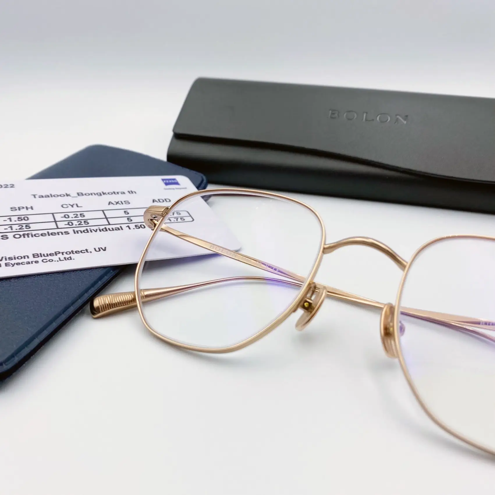 กรอบแว่น Bolon เลนส์ Zeiss Officelens Individual 1.50 Duravision Blueprotect