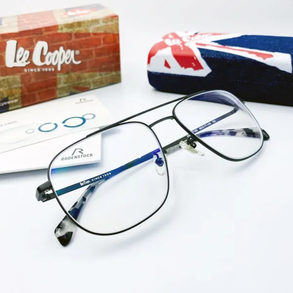 กรอบแว่น Lee cooper เลนส์ Rodenstock Cosmolic B.I.G. NORM Mono 1.60 Solitaire Protect Balance2