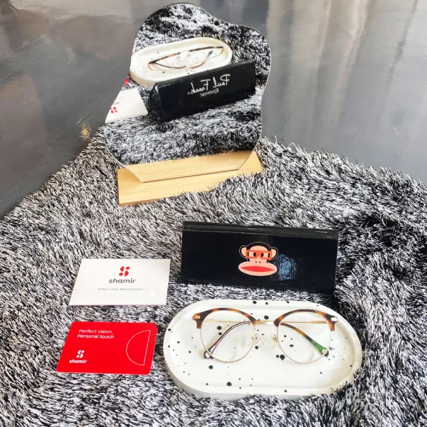 กรอบแว่น Paul frank PFF8014 เลนส์ Shamir Single Vision 1.50 Plastic Clear Glacier Plus UV3