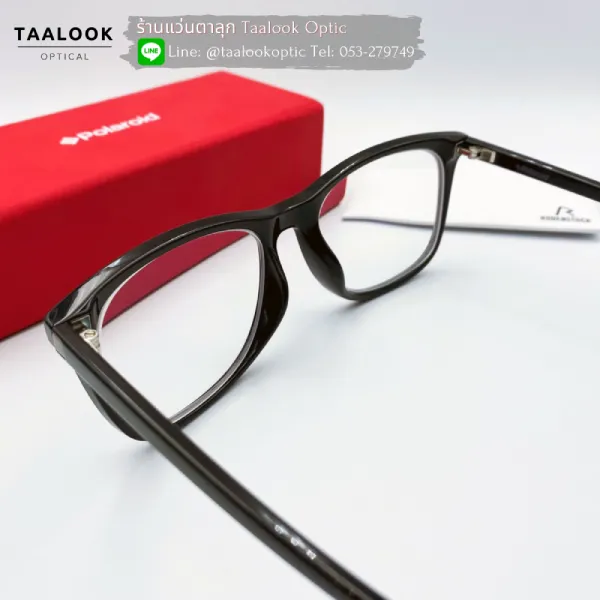 กรอบแว่น Polaroid เลนส์ Rodenstock PureLife Free2 ย่อบาง 1.744