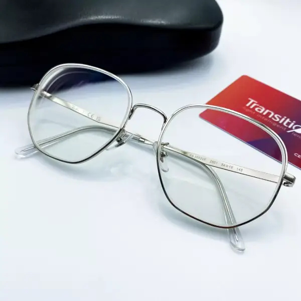 กรอบแว่น Rayban เลนส์ Essilor 1.50 Eyezen Plus SapphireHR Transition Green2