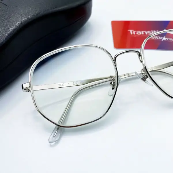 กรอบแว่น Rayban เลนส์ Essilor 1.50 Eyezen Plus SapphireHR Transition Green3