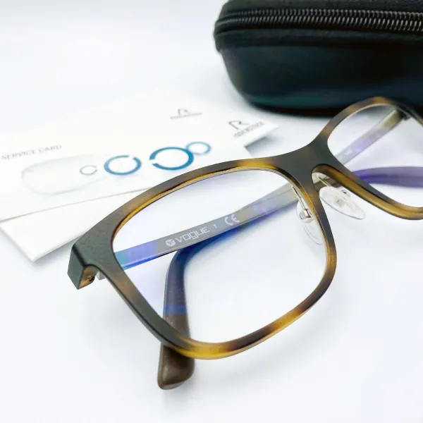 กรอบแว่น Vogue เลนส์ Rodenstock 1.50 Multigressive B.I.G NORM Allround Solitaire Protect Balance 22