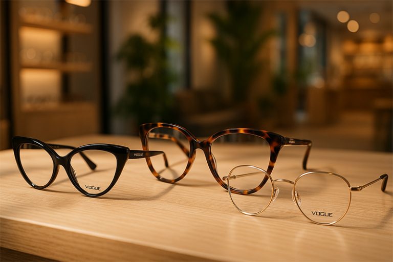 แว่นตาแฟชั่นผู้หญิง Vogue หลากหลายสไตล์ ทั้งทรง Cat-eye และกรอบโลหะ